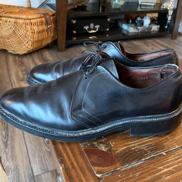 Allen Edmonds Jodox Black Leather Plain Toe Casual Mens Dress Shoes Size 9 D main image 4